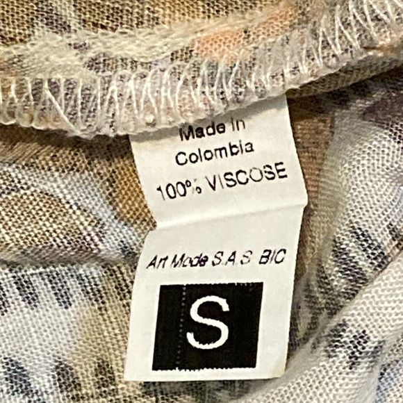 NWT Maaji Cremon Aurora Tropical Floral Long Dress or Cover-up - Sz S - Picture 14 of 15